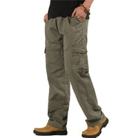 Men's casual plus size trousers big bag casual pants