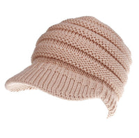 Women Ponytail Beanies Autumn Winter Hats Female