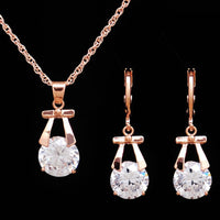 , Europe and America new jewelry, crystal earrings, jewelry set,