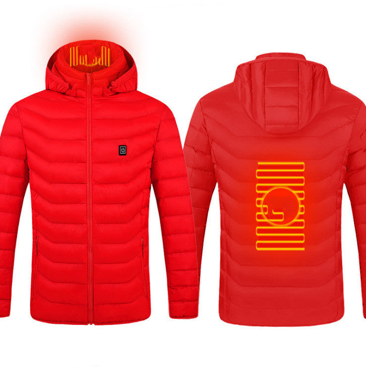 Heated Jacket Coat USB Electric Jacket Cotton Coat Heater