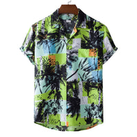 Printed Short-sleeved Shirt For Men