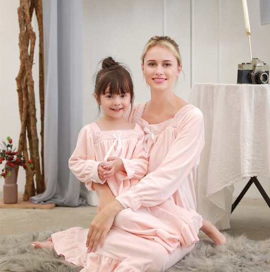 Autumn And Winter Girls' Parent-child Clothes