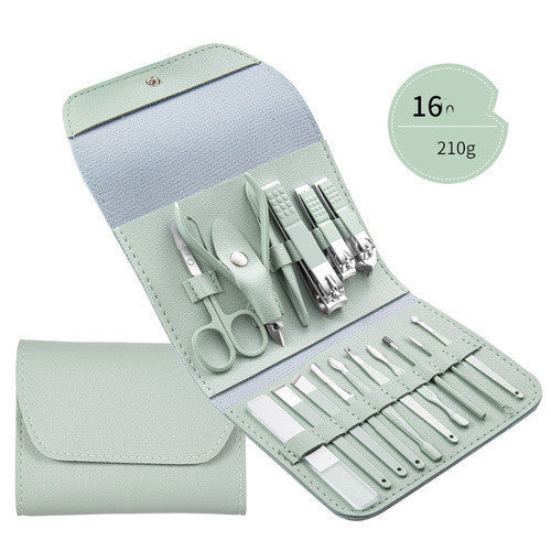 Professional Scissors Nail Clippers Set Ear Spoon Dead Skin Pliers