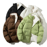 Couples Stand-up Collar Coat With Pockets Fashion Winter