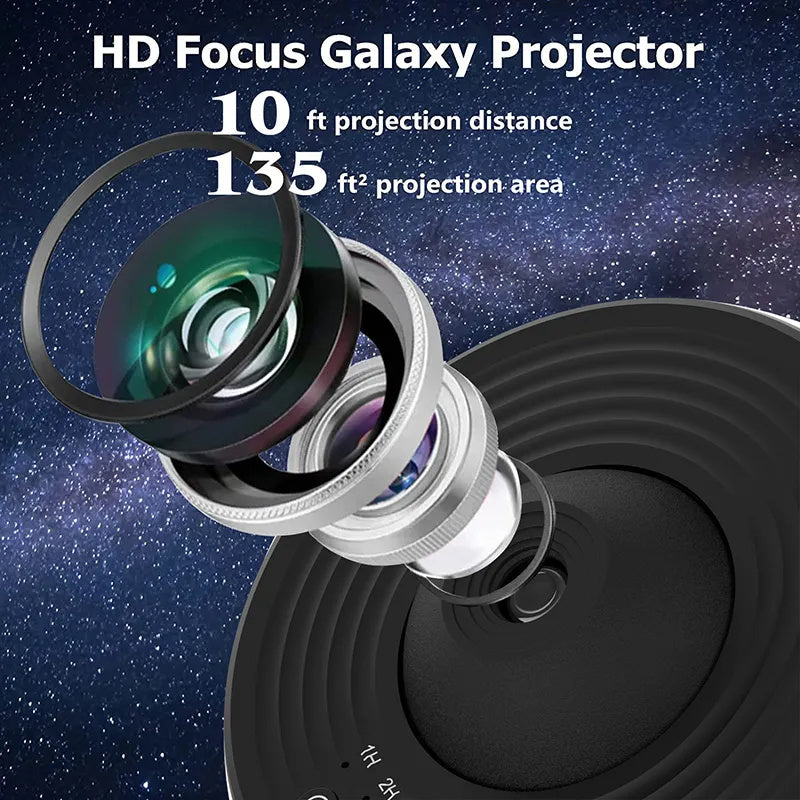 Galaxy Projector Starry Sky Projector 360 Rotate Planetarium Lamp