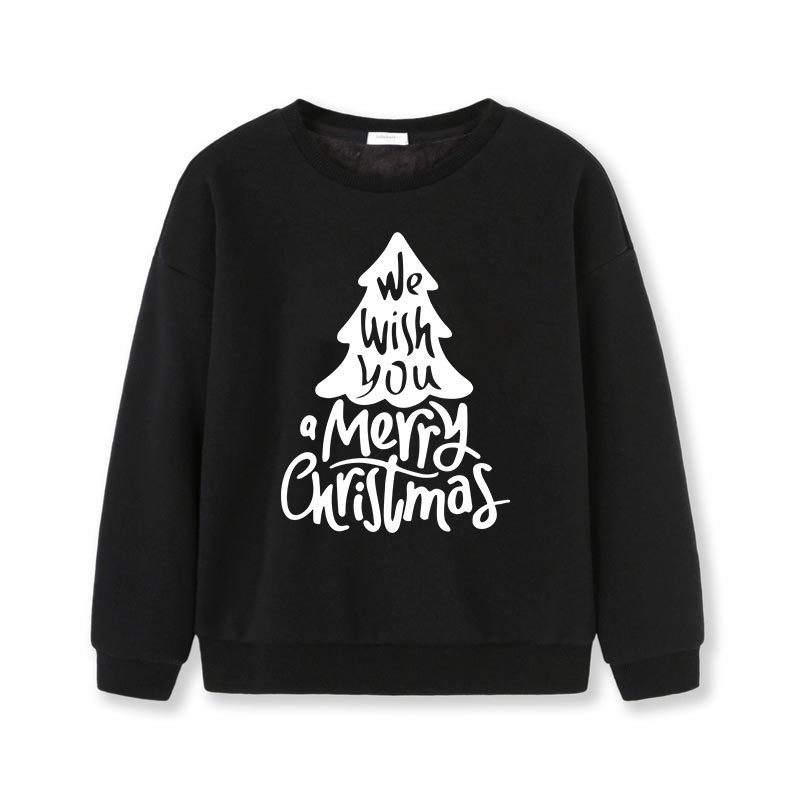Kids' Sweater Jacket Long-sleeved Round Collar Overpull