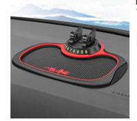 Non-Slip Car Phone Pad For 4-in-1 Car Parking Number