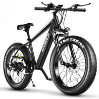 Electric Bike For Adults, 26 X 4.0 Inches Fat Tire Electric Mountain Bicycle,