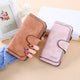 New Buckle Women's Long Wallet Three Fold Fashion Women