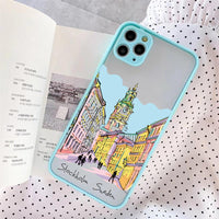 Skin Feeling Street View Mobile Phone Shell