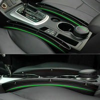 2pcs Car Seat Gap PU Leather Catch Catcher Box