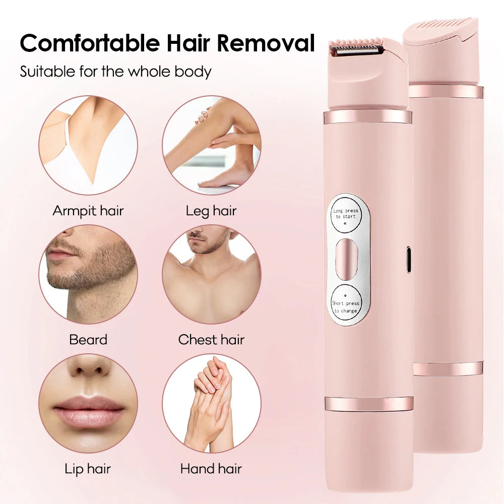Dual-Head Electric Shaver Painless Women