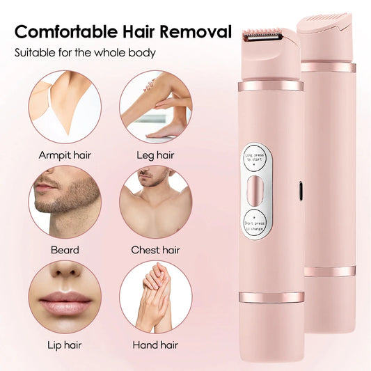 Dual-Head Electric Shaver Painless Women