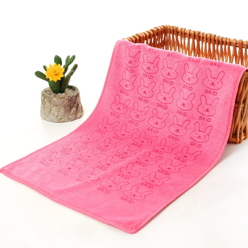 Microfiber Printed Cartoon Towel Absorbent Kindergarten Towel