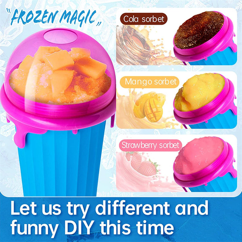 500ml Large Capacity Slushy Cup Summer Squeeze Homemade Juice Water