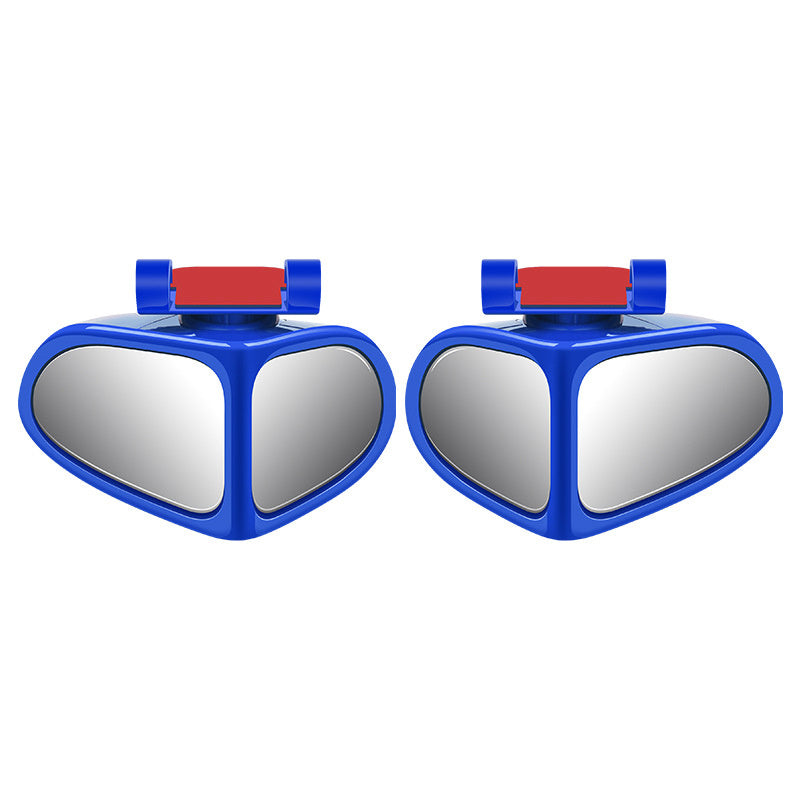 Car Reversing Small Round Mirror Front And Rear Wheel Wide-Angle.