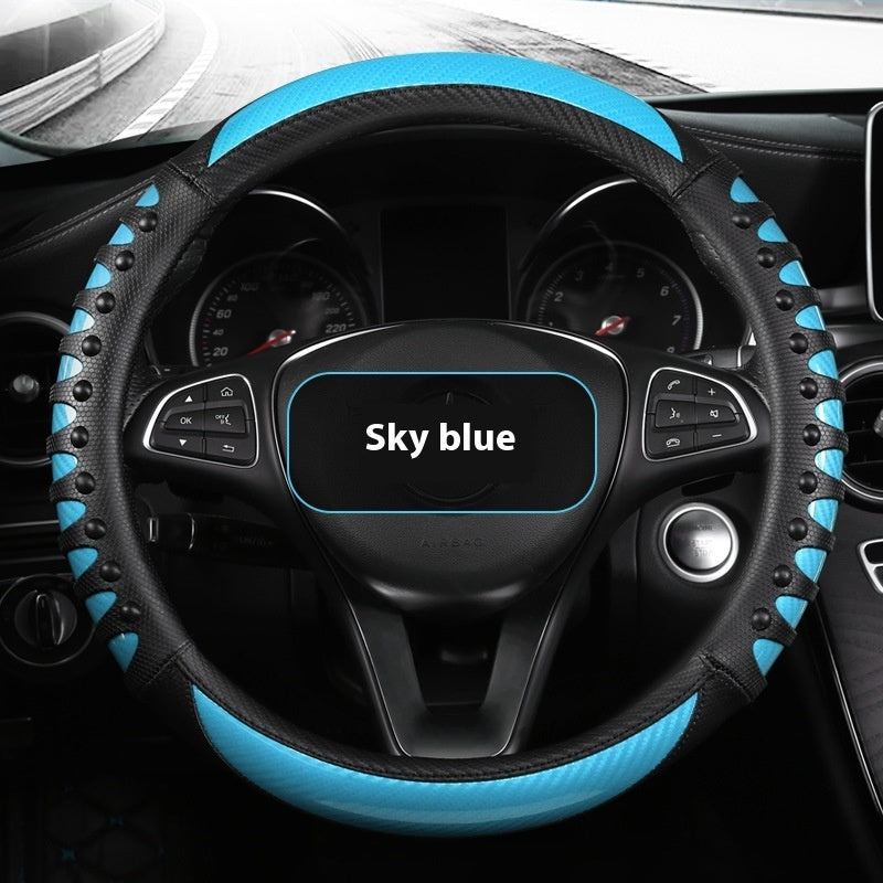 Leather Four Season  Steering Wheel Cover