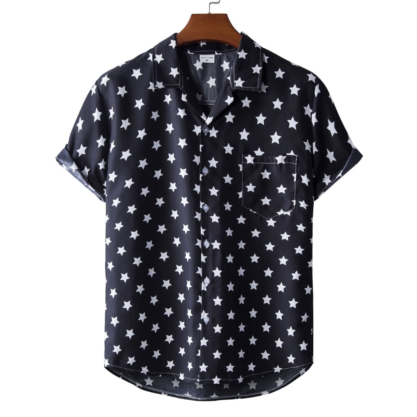 Printed Short-sleeved Shirt For Men AMI Cart