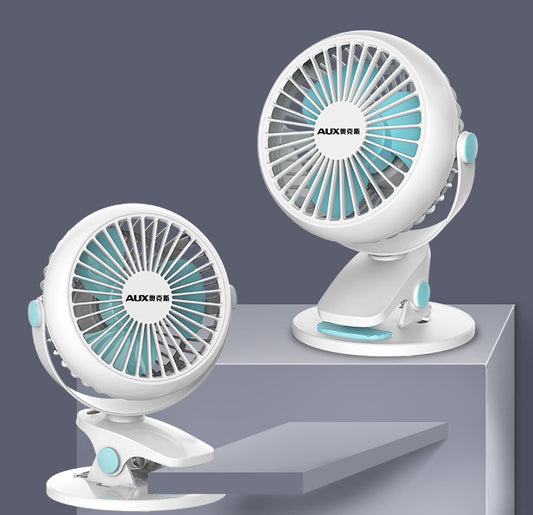 Portable Mini Desktop Fan Silent High Wind Power Cordless
