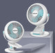 Portable Mini Desktop Fan Silent High Wind Power Cordless