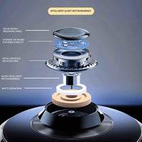 Car Air Freshener, Solar Rotating Car Essential Oil Diffuser.