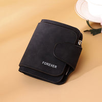 New Buckle Women's Long Wallet Three Fold Fashion Women