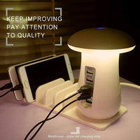 2 In 1 Multi function Mushroom Lamp LED Lamp Holder
