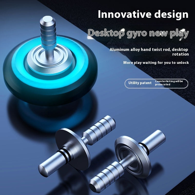 Glowing Fingertip Spinning Top Luminous Finger Decompression