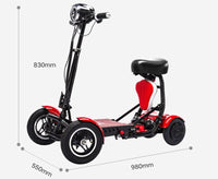 Folding Mini Four-wheel Adult Electric Bicycle