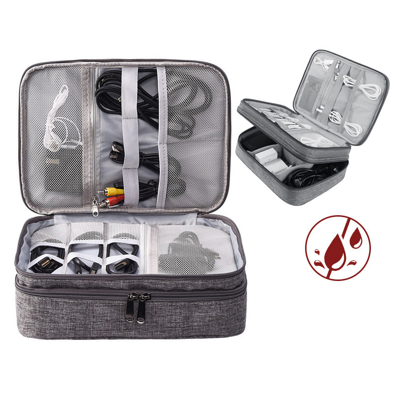 Electronics Organizer Travel Cable Organizer Bag Waterproof