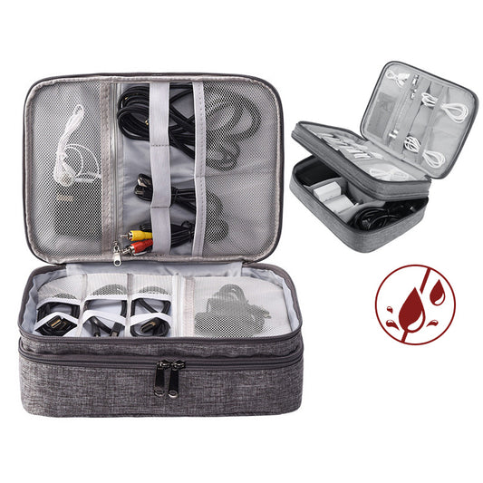 Electronics Organizer Travel Cable Organizer Bag Waterproof