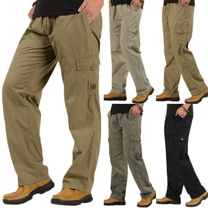 Men's casual plus size trousers big bag casual pants