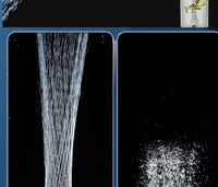 Small Waist Supercharged Shower Head Twin-turbo