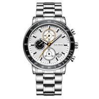 Waterproof Watch Luminous Small Three-pin Steel Watch