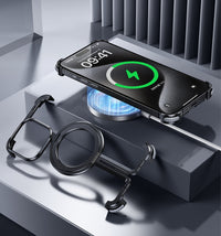 Metal Airbag Anti-fall Shell Phone Case Protective