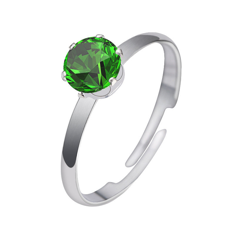 Ring 18K Gold Plating Mini Drill Ins Fashion Personality