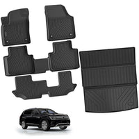 Floor Mats & Cargo Liners Compatible For Volkswagen Atlas 2018-2025