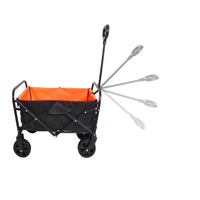 Folding Wagon Garden Cart Shopping Wagon Tools Cart
