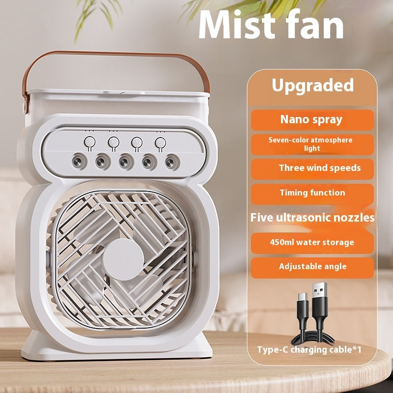 3 In 1 Portable Air Conditioner Evaporation Air Cooler LED