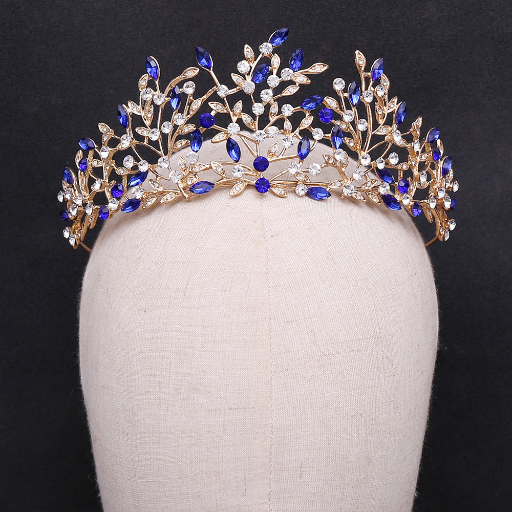 Vintage Rhinestone Headdress Crown Alloy Hair Accessories AMI Cart