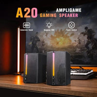 A20 Portable 2.0 RGB Speaker PC Computer Desktop Speaker Audio Gaming Speakers For PC - Chic Cart