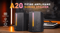 A20 Portable 2.0 RGB Speaker PC Computer Desktop Speaker Audio Gaming Speakers For PC - Chic Cart