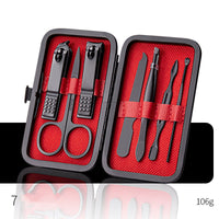 Professional Scissors Nail Clippers Set Ear Spoon Dead Skin Pliers