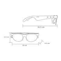 AI Translation Bluetooth Glasses with Microphone and Earphones