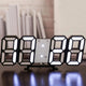 Adjustable 3D LED Digital Wall Clock - Chic Cart