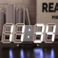 Adjustable 3D LED Digital Wall Clock - Chic Cart