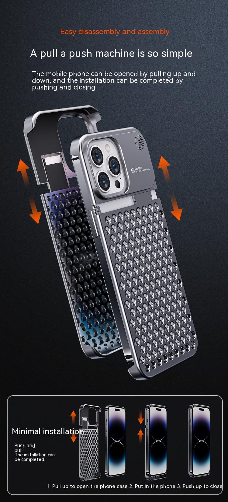 Aluminum Alloy Phone Case For 14 13 Pro Max Plus