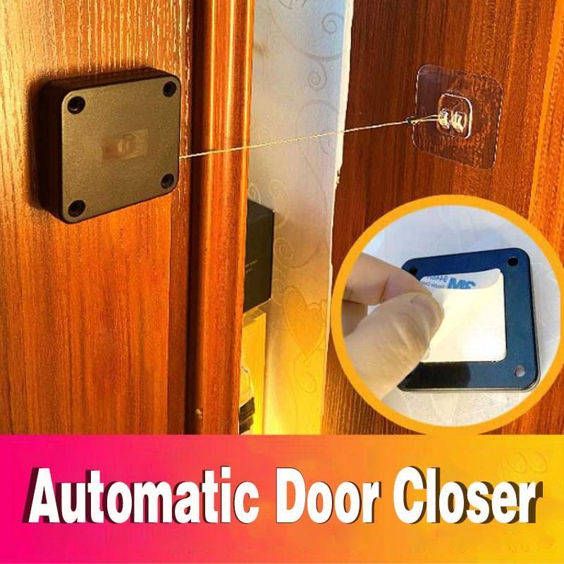 Automatic Door Closer Punch-Free Soft Close Door Closers For Sliding Door Glass Door 500g