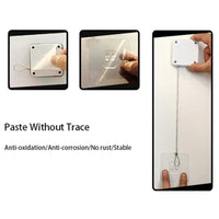 Automatic Door Closer Punch-Free Soft Close Door Closers For Sliding Door Glass Door 500g