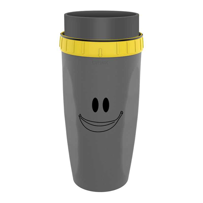 Double Insulation Tumbler Straw Sippy Water Bottles Portable